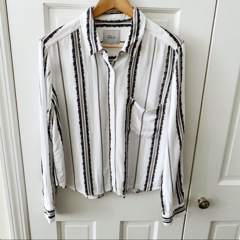 Rails Dana Feather Stripe Top - image 5